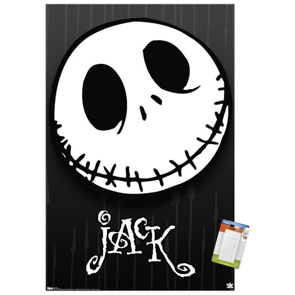 Disney Tim Burton's The Nightmare Before Christmas - Close-Up Wall Poster, 14.725" x 22.375"