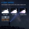 thumbnail image 4 of Rechargeable High Power Flashlight, Super Bright 20000 Lumens Tactical Torch with 3 Modes, Zoomable, IPX6 Waterproof Flashlights for Outdoors, Camping, Hiking, Emergencies, 4 of 4