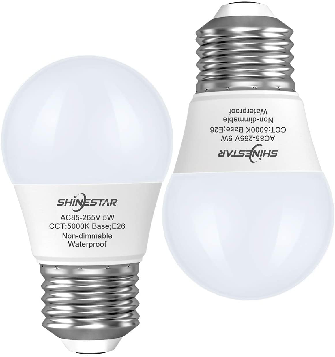 Ambimal G45 7Watt Appliance Light Bulb,Warm White A15 LED 60Watts Equivalent 