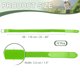 thumbnail image 2 of Cinturón de béisbol Uxcell de cuero PU, cinturón de uniforme de béisbol elástico ajustable para adultos en verde fluorescente, 2 of 7