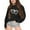 Black, variant on YWOAGH Sweatshirts for Girls Casual Long Sleeve Round Neck Pullover Loose Fit Top with Letter Print Autumn and Winter White 9-10 Years