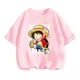thumbnail image 3 of Camiseta de una pieza de Anime para adolescentes, camisetas de manga corta de verano, ropa para niños, camisetas de Luffy para niñas, camisetas de Sonic, 3 of 5