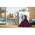 thumbnail image 2 of Ahgly Company Tapis Rectangulaire Lavable en Machine Intérieur Transitionnel Moyen Violet Rouge Rose, 5 Pieds x 7 Pieds, 2 of 7