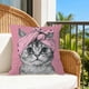 thumbnail image 5 of Juego de almohadas con estampado de animales bonitos para dormitorio, sala de estar, sofá, cojín de 45 x 45 cm para decoración de sofá y sala de estar, funda de almohada aterciopelada., 5 of 6
