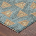 thumbnail image 3 of Addison Rugs Chantille Indoor/Outdoor Transitional Geometric Teal Machine Washable Rectangle Rug, 10' x 14', 3 of 8