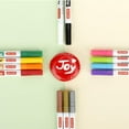 thumbnail image 5 of ZEYAR Paint Markers, AP Certified, Extra Fine Point, 18 colors, Permanent &amp; Waterproof ink, Works on Rock, Wood, Glass, Metal and Ceramic and Almost All Surfaces, 5 of 8