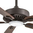 thumbnail image 3 of Led Ceiling Fan In Transitional Style 13.25 Inches Tall By 52 Inches Wide-Brushed Nickel Finish-Silver Blade Color Minka Aire Fans F556l-Bn, 3 of 10