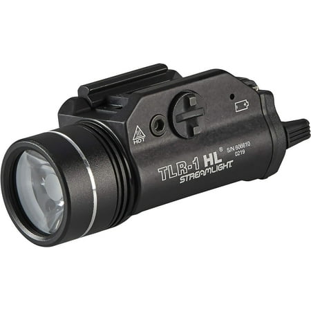 Streamlight TLR-1 HL 1000-Lumen Weapon Light w/ Rail Key & Battery 69260 Black