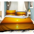 thumbnail image 1 of 3D Sunset Sky Lake Landscape Quilt Cover Set Bedding Set Duvet Cover, 1 of 3