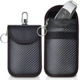 thumbnail image 1 of 2 Pack Faraday Pouch For Car Keys,anti-theft Faraday Bag For Car Keys,rfid Car Key Signal-:, 1 of 5