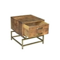 thumbnail image 3 of Goldbust Solid Wood Side Table in Natural, 3 of 4