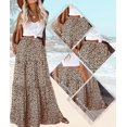 thumbnail image 3 of Women's casual high waist tie printed long maxi skirt,, 3 of 7