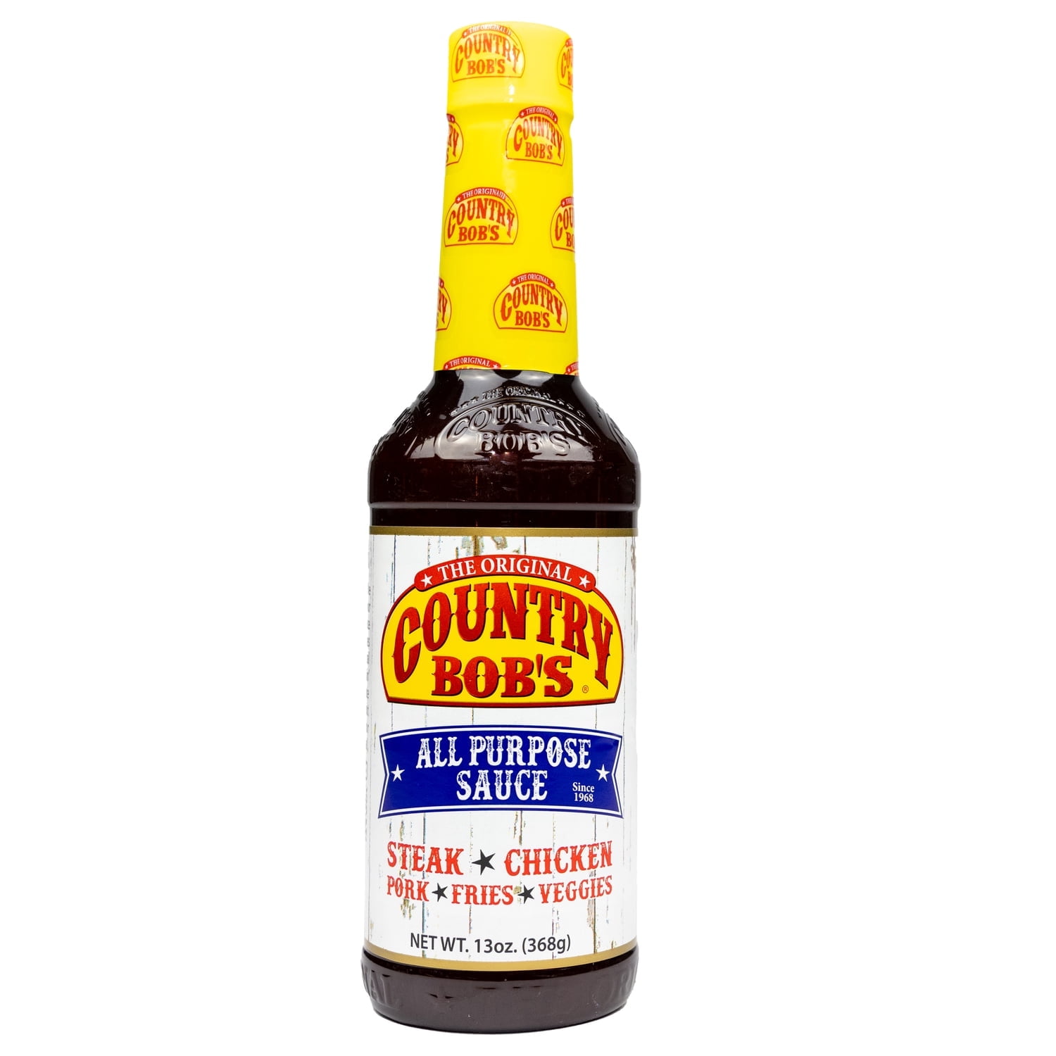 Country Bob’s All Purpose Sauce, The Original, 13 oz Bottle, No Allergens