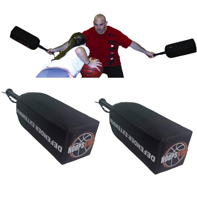 HOOPSKING Defender Extender Basketball Training Pads - Volleyball Blocking Drills - Football Quarterback Pass Rush Distractor - Makes Players Learn to Handle Taller, Faster, & More Athletic Opponents