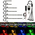thumbnail image 6 of Amerteer 6X Motorcycle led lights Wireless Remote Neon Glow 18 color Light Strips Kit with 4-Level Dimmer, 6 of 6