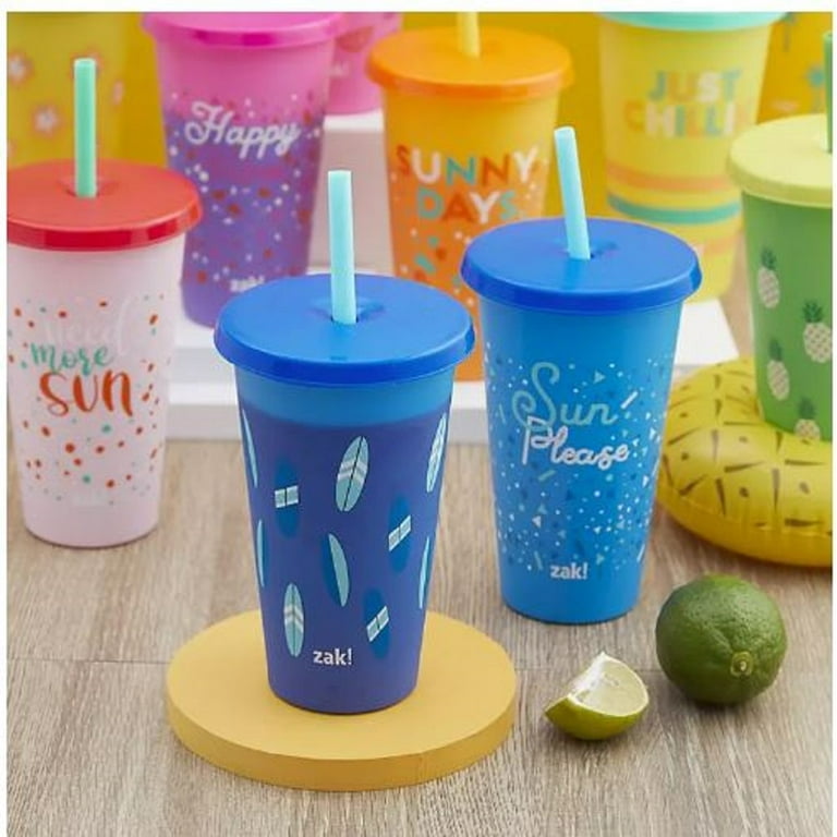 12 Pack: 18oz. Plastic Tumbler with Straw by Celebrate It™