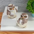 thumbnail image 4 of Cute Owlets Statue Adorable Owl Figurines For Home Office Garden Decor And Owl Lovers, 4 of 5