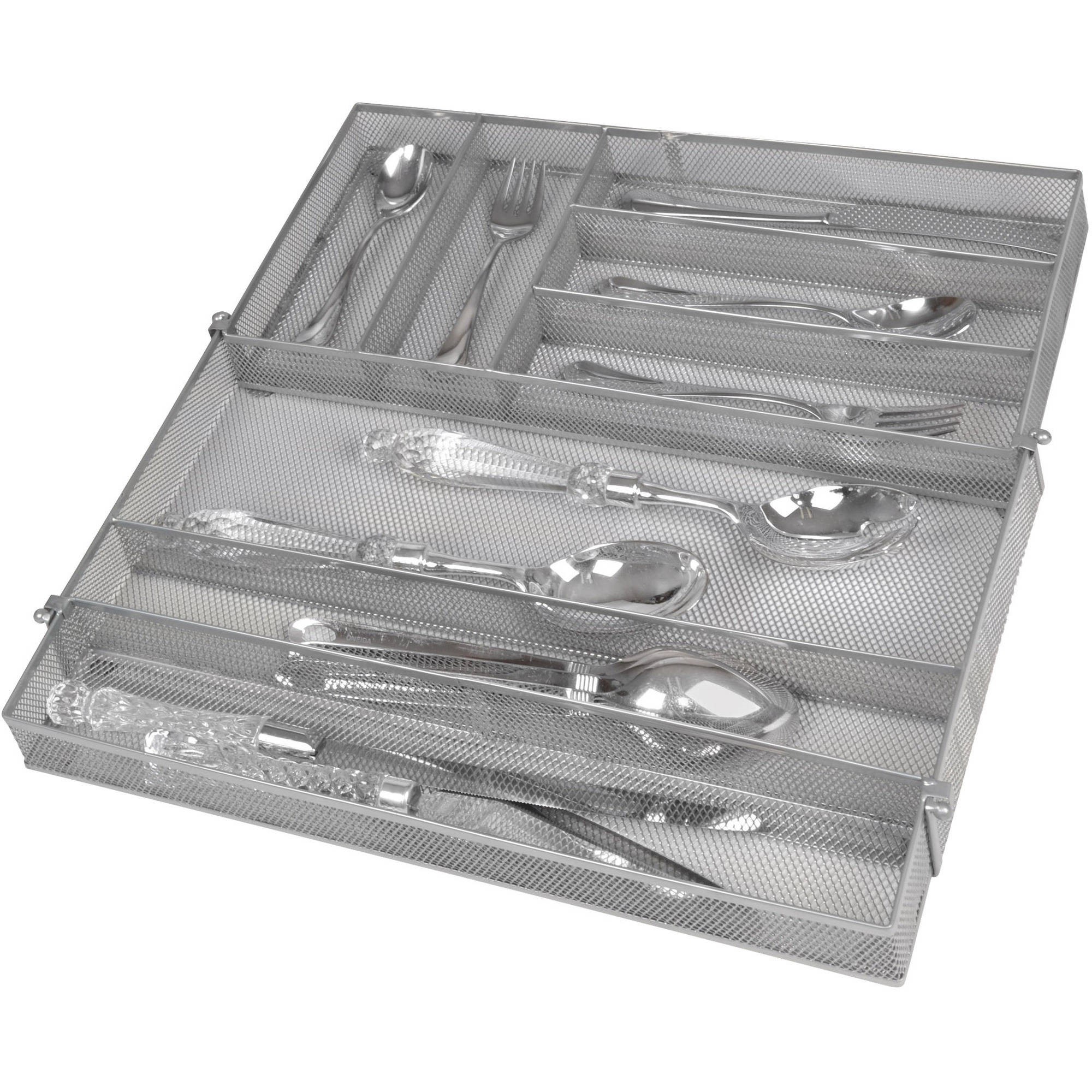 Mainstays Steel Mesh Expandable Drawer Organizer Walmart