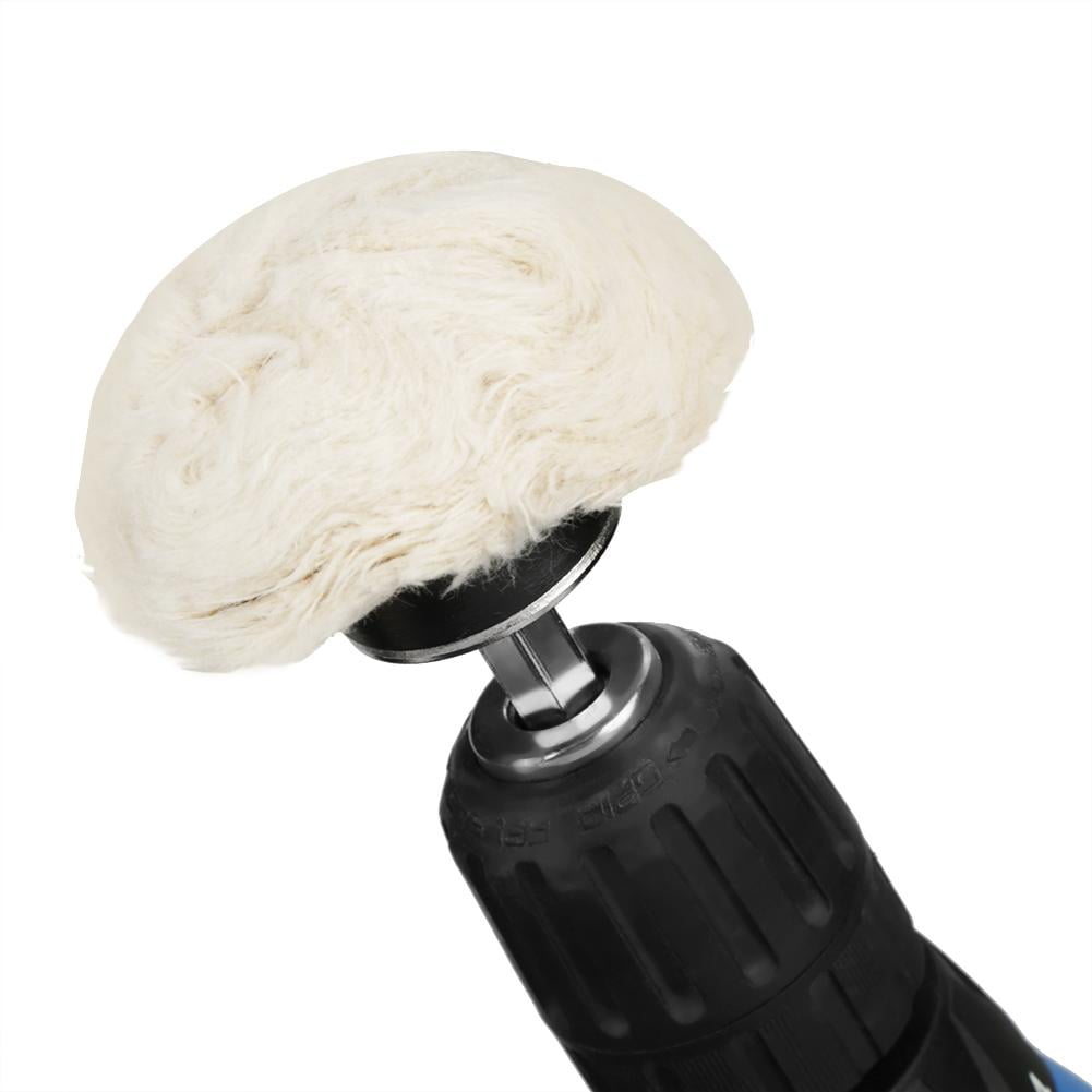 YLSHRF 9pcs Cone Cylinder Mushroom Mop Buffing Wheel Compound Brown