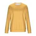 thumbnail image 4 of Men's Long Sleeve Ribbed Knit Shirts Crew Neck Pullover Tops Regular Fit Stretchy Sweatshirt Lightweight Sweater, 4 of 6