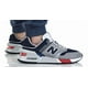 thumbnail image 5 of Men's New Balance MS997LOQ "NEW ENGLAND PACK" Grey/Navy Suede Size 6, 5 of 5