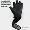 thumbnail image 3 of Breathable Fingerless Workout Gloves with Full Palm Protection for Weightlifting Cycling Exercise, 3 of 9
