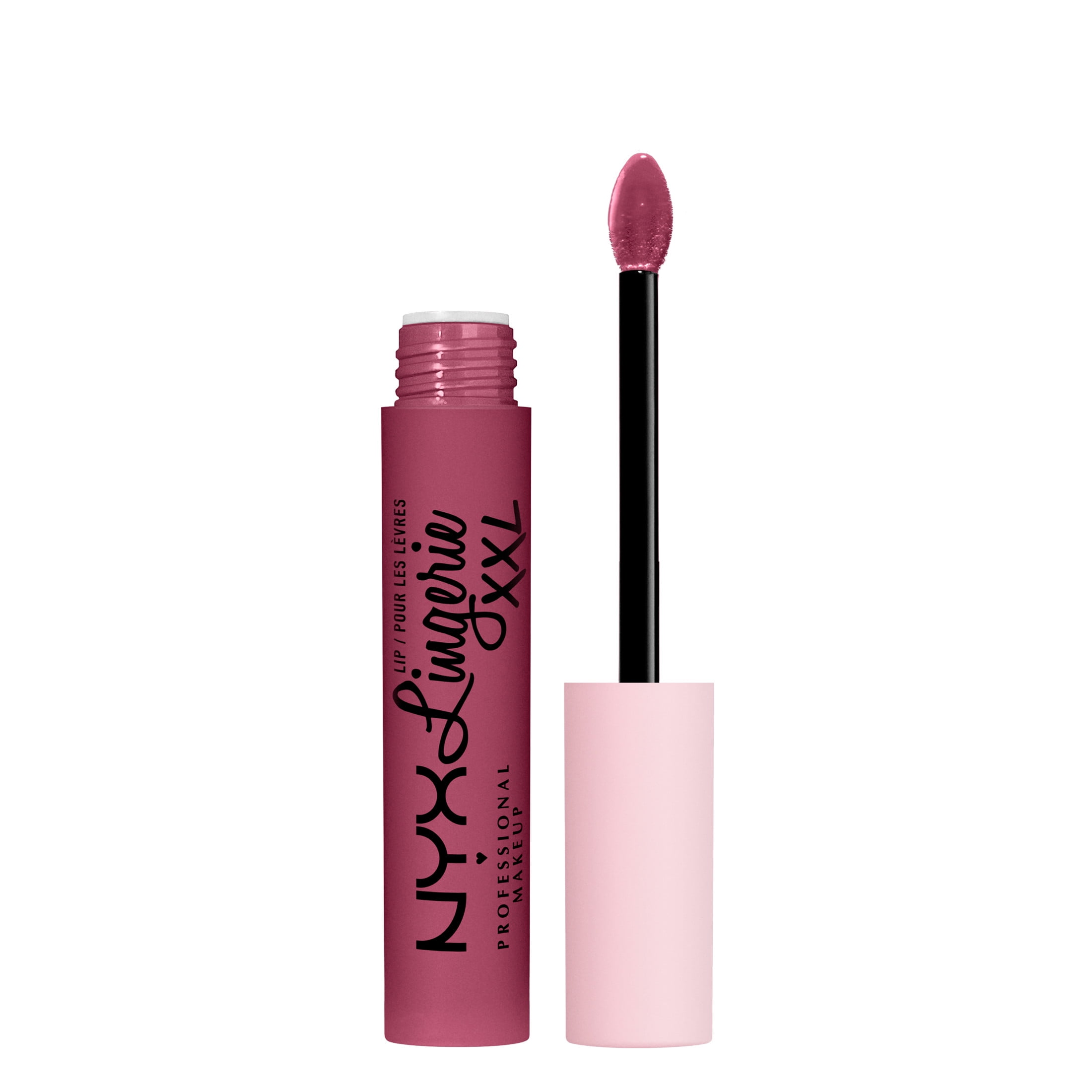 (2 pack) NYX Professional Makeup Lip Lingerie XXL Smooth Matte Liquid Lipstick, 16hr Longwear, Peek Show, 0.13 fl oz