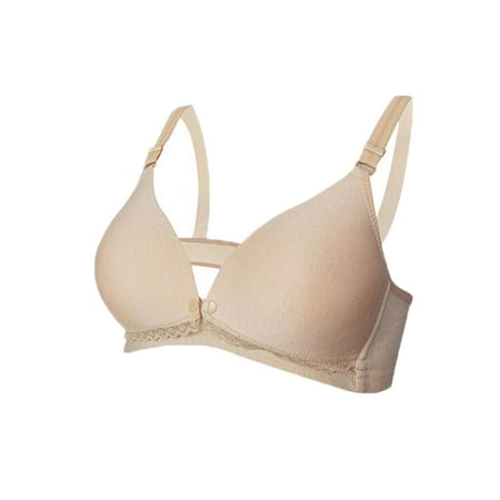 

Pudcoco Women Nursing Bra Front Buckles Maternity Pregnant Bras Underwear
