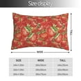 thumbnail image 4 of Kll Strawberry Pillow Covers Envelope Closure,Super Soft And Cozy Fuzzy Fleece Pillow Case Cover 16"X24", 4 of 8