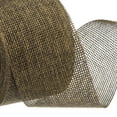 thumbnail image 3 of Uxcell Burlap Ribbon, Polyester Ribbon for Gift Wrapping Home Wedding Decor Brown, 3 of 5
