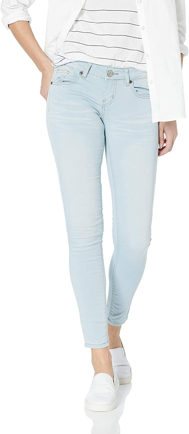 light blue stone washed jeans