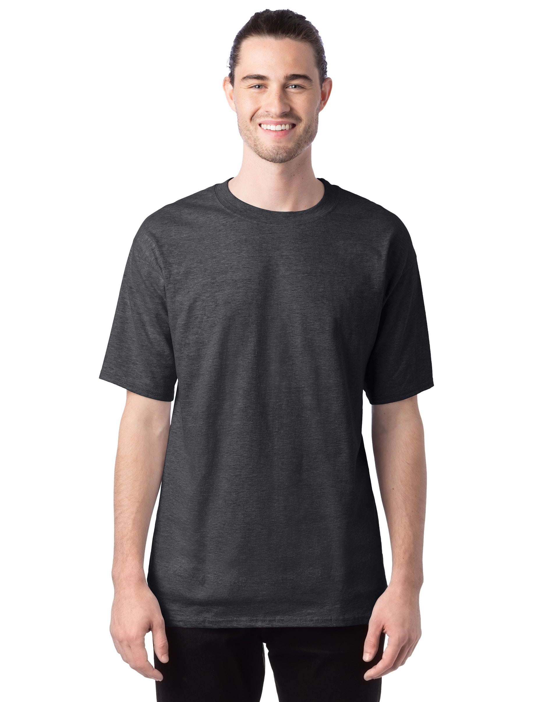 Hanes Beefy-T Men's Heavyweight Cotton T-Shirt, 2-Pack photo 2