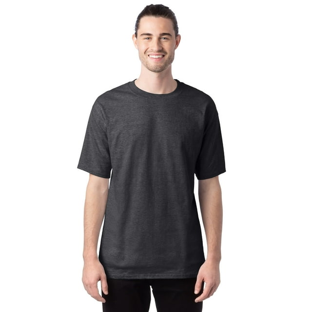 Hanes T-Shirt à Col Ras du Cou à Manches Courtes Beefy-T pour Hommes Grands LT-4XLT Lot de 2, 4XT