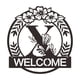 thumbnail image 1 of Buy 2 get 10% off Home Exterior Wall Decoration 26 English Letters Exterior Wall Welcome Hanging Iron Art Crafts, 1 of 4
