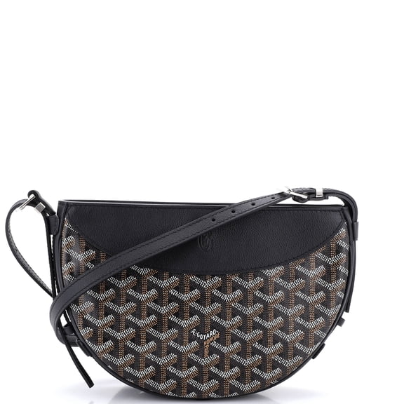 Pre-Owned Hirondelle Shoulder Bag Coated Canvas and Leather By Rebag