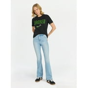 Wicked Womens Graphic Tee with Short Sleeves, Sizes XXS-XXL