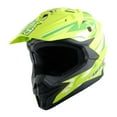 thumbnail image 2 of 1Storm Motocross Adult Helmet Downhill Mountain Bike Helmet BMX MX ATV Dirt Bike Storm Style HF803; Storm Green, 2 of 6