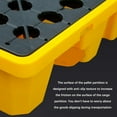 thumbnail image 4 of GXCZ Spill Platform, Spill Containment Platform, Stackable Modular Anti Spill Pallets, Leakproof Warehouses Factory Industrial Plastic Pallet, Large Capacity Tray, Stack Paint Bucket ( Size : 32.52x12.99in, 4 of 6