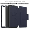 thumbnail image 7 of Junayo Case for iPad 7th/8th/9th Gen 10.2 inch Strong Magnetic Auto Sleep Shockproof Case with Multi-Angles Stand Pen Holder Card Slot, 7 of 7
