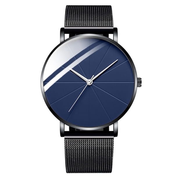 Relojes minimalistas de moda para hombre 2022, relojes sencillos de negocios para hombre, correa de malla de acero inoxidable ultrafina, reloj de cuarzo, reloj masculino Tan Jianjun unisex