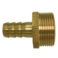thumbnail image 2 of Adaptador de conector de conexión de manguera de lengüeta de latón rosca de tubo macho G11/4in/DN32/40mm Barb Dia de 19mm Import Product Conector de acoplador de púas de latón, 2 of 8