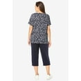 thumbnail image 2 of Woman Within Plus Size 2-Piece Tunic And Capri Set, 2 of 4