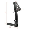thumbnail image 3 of Extreme Max 5001.5831 Pivoting Fold Down Hitch Mount Spare Tire Carrier for 2" Receivers, 3 of 3
