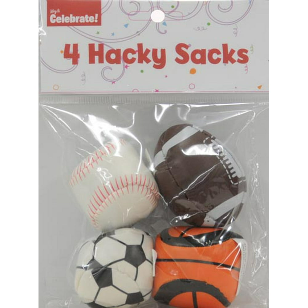 Way to Celebrate Sport Hacky Sack Party Favors, 4 Pack
