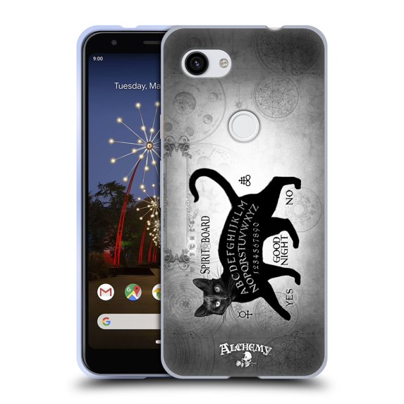 Head Case Designs Officially Licensed Alchemy Gothic Cats Black Cat Spirit Board Soft Gel Case Compatible with Google Google Pixel 3a