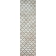 thumbnail image 2 of Radici USA 3782 Pristine Modern Contemporary Geometric Bone Area Rug (2'2" x 7'7"), 2 of 2
