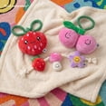thumbnail image 6 of Oodles Durable Cherry and Strawberry Plush Dog Toy Set, Multicolored, One Size, 6 of 9