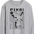 thumbnail image 3 of Pokémon - Pika Squares - Men's Long Sleeve T-Shirt, 3 of 5
