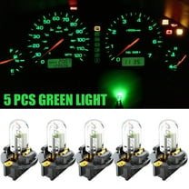 CHUSYYRAY 5PCS T10 COB LED Bulbs Kit, GREEN, for 98-02 Honda Accord Speedometers