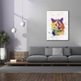 thumbnail image 4 of Epic Graffiti 'Colorful Watercolor Calico Cat 2' by Furbaby Affiliates, Canvas Wall Art, 40"x54", 4 of 8